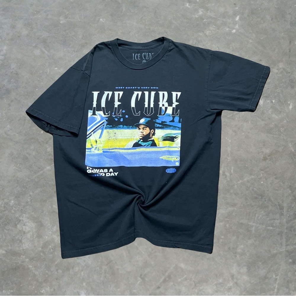 ☀️ Ice Cube Today Was A Good Day Graphic Rap Tee Mens Size Large Black